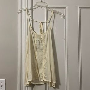 Cream intimately free people blouse tank